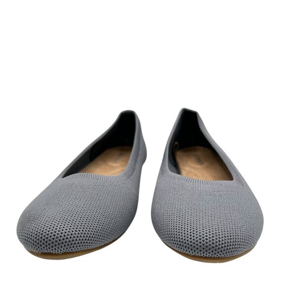 Old Navy Women‎ Baby Blue Knit Almond Toe Ballet Flats Size 7 - Picture 4 of 10